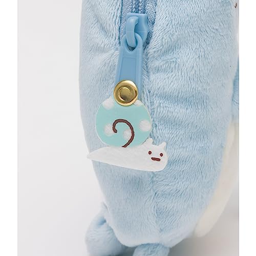 PB69305 Sumikkogurashi Plush Reel Pass Case Lizard
