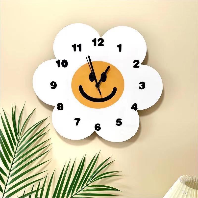 Sunflower Silent Wall Clock - Decorative Living Room Clock