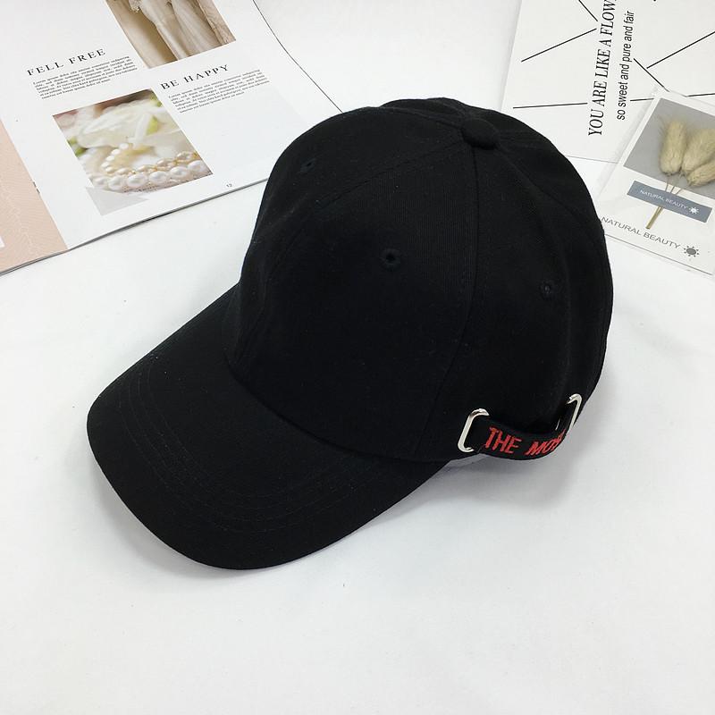 ins new hat women's side letter visor trendy, couple outdoor casual duck tongue baseball cap