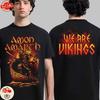 Amon Amarth Мы Викинги Футболка Метал-группа Футболка Viking Warrior Концертная Футболка Унисекс Футболка