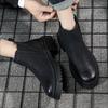 England Style Men's Leisure Chelsea Boots  Designer Shoes Black Trend Original Leather Boot Cowboy Platform Ankle Botas Man