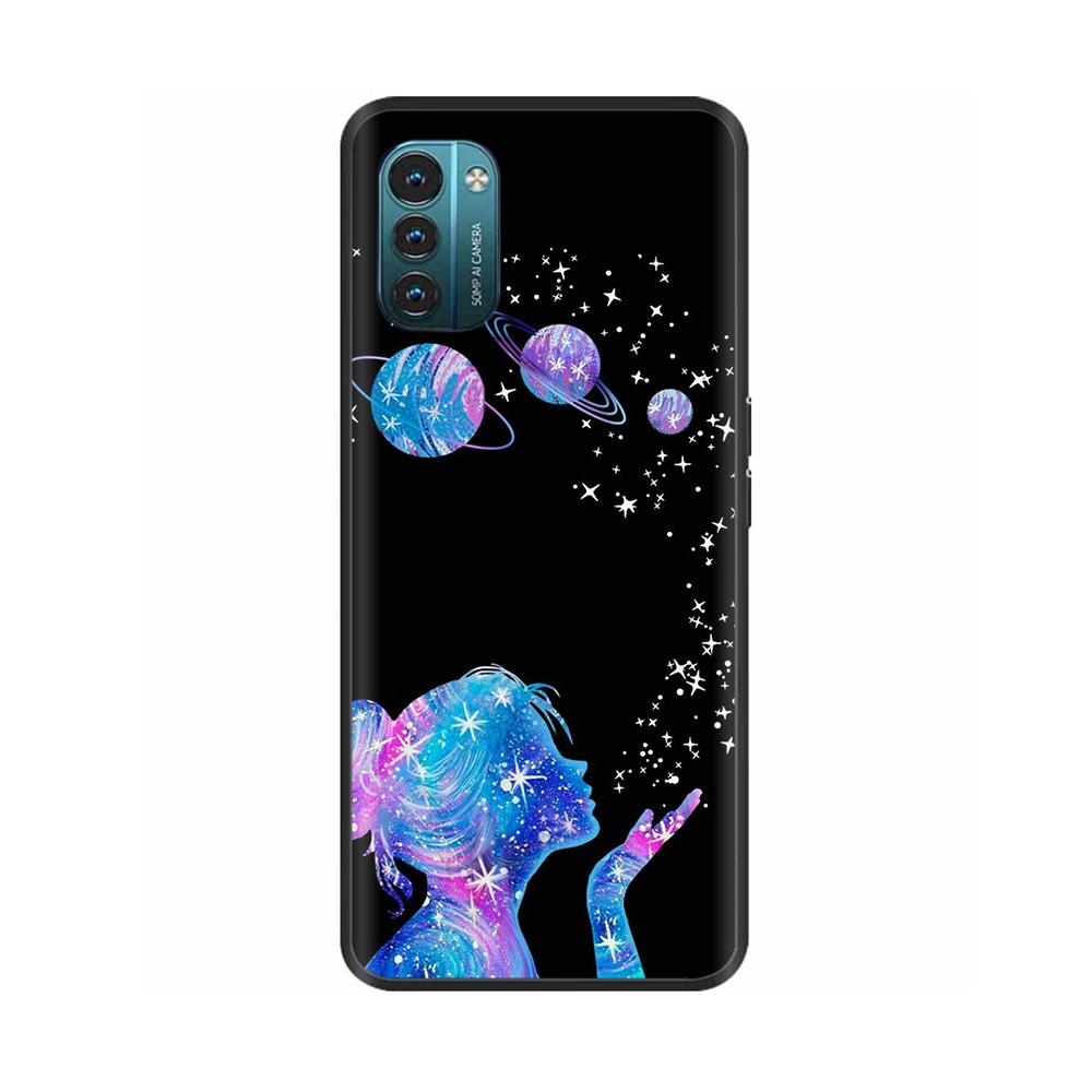 For Nokia G60 5G Case Painted Black TPU Silicone Soft Phone Cover for Nokia G60 Back Cases Bumper Shockproof Shell Cover Carcasa