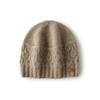 Thickened% Pure Cashmere Knitted Hat Children's Solid Color Twisted Baotou Hat Warm Ear Protector Wool Hat Versatile Hat