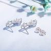 Sace Gems Длинные серьги с инкрустацией цирконом в форме сердца, женские серьги, индивидуальные простые модные украшения