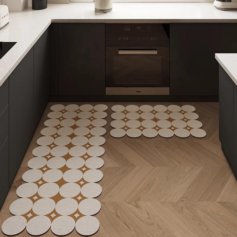 Rugs for Kitchen Absorbent Oil-proof Quick-drying Carpet Diatomite Anti-slip Floor Mat Washable Long Rug Modern Home Decoration