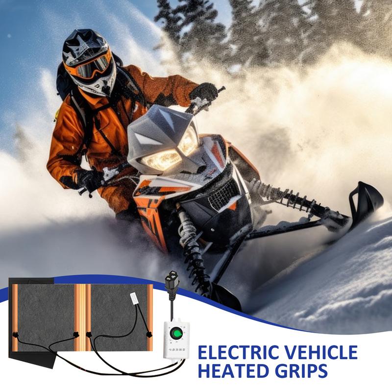 48 В универсальный подогрев рукояток для мотоцикла водонепроницаемый тепловой обогреватель руля электровелосипеда комплект для подогрева аксессуаров для мотоцикла