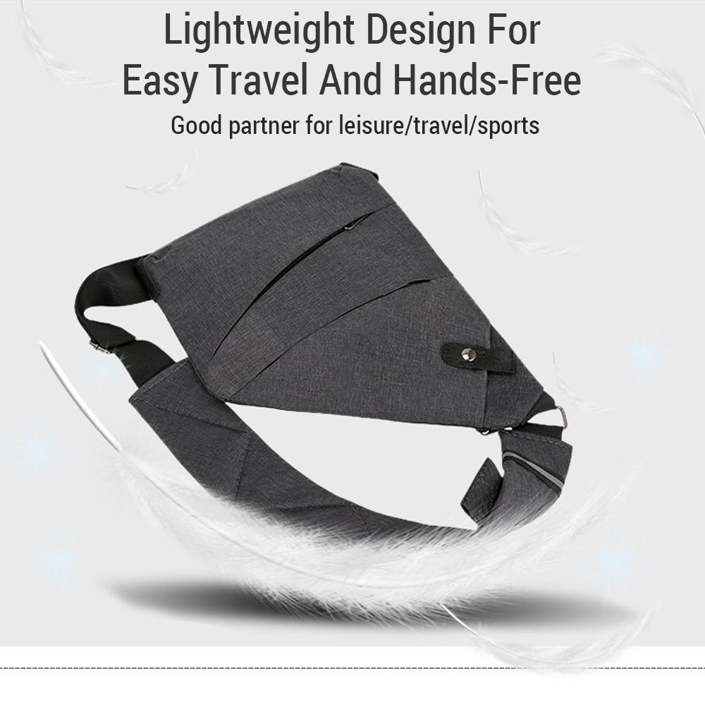 Shoulder Bag Chest Bag for Men / Women Lightweight Multi-functional Travel Sling Bag Scientific
