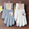 Winter Warm Full Finger Touchscreen Mittens for Women