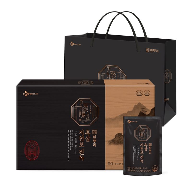 CJ Черный женьшень Jicheonbo Jinnok 60 мл x 30 шт.