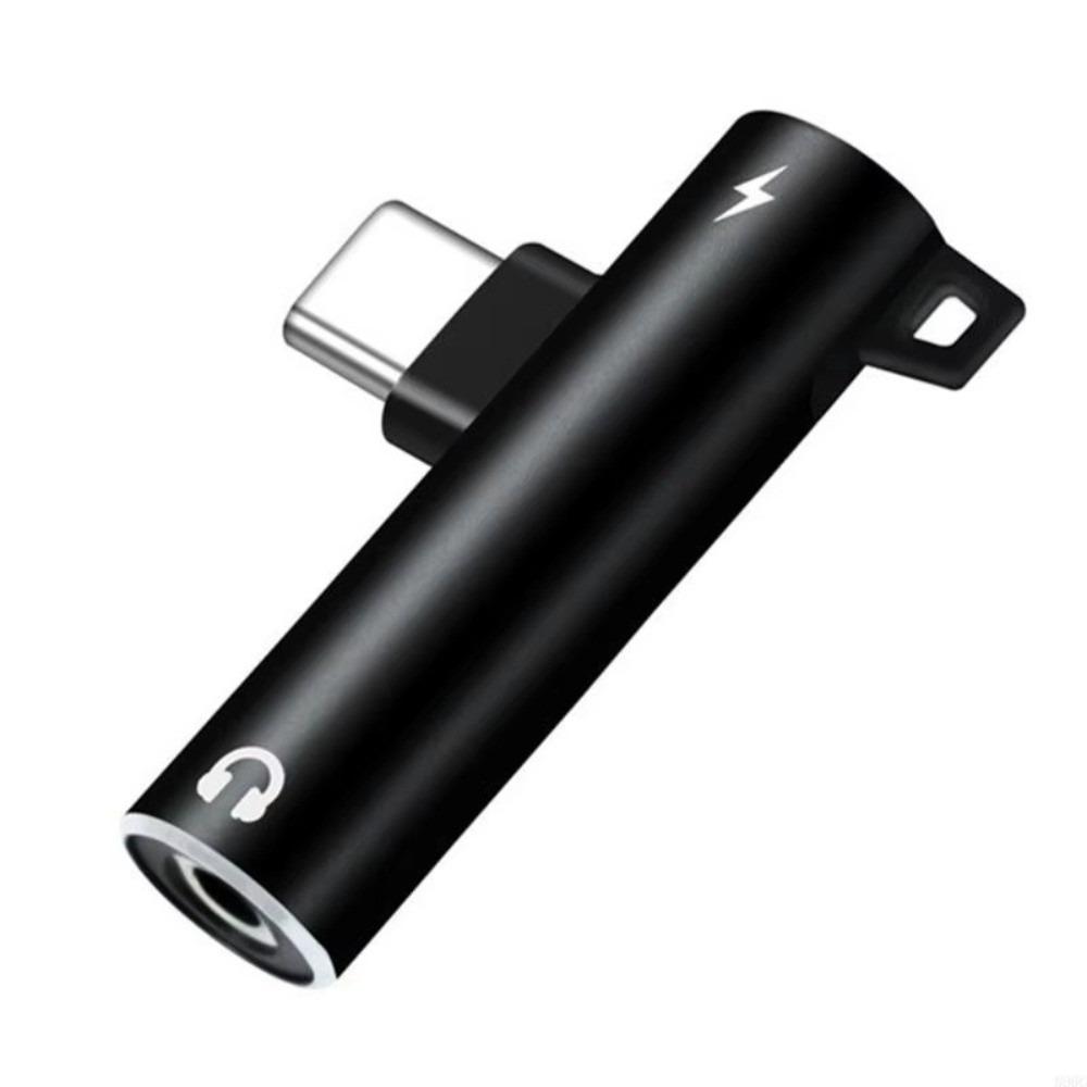 Aluminum 3.5mm Adapter 2 in 1 Type C Adapter Upgrade Audio Splitter For Multiple Devices