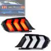 LED Tail Lights for Ford Mustang 2015-2023 Facelift Sequential Rear Lamps 6 Modes Red/Amber Signal Start-up Animation Kit Assemb