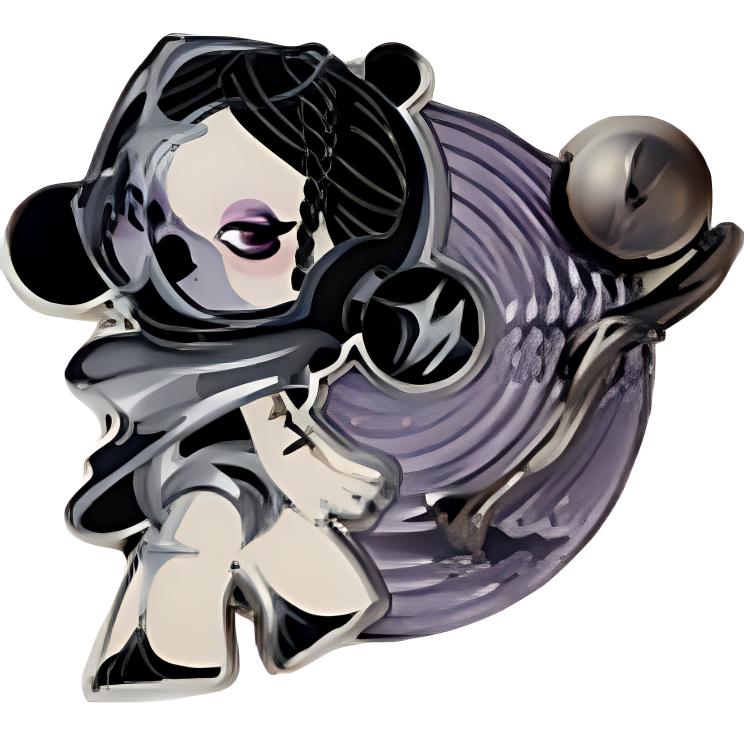 POP MART Skullpanda Коллекция Звуков Магниты на Холодильник Мистери Боксы, Один Мистери Бокс