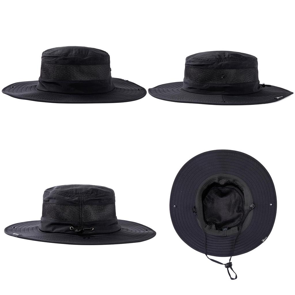 Safari Hat for Adventure Boonie Fishing UV Military Sun Chin Wide UV Hiking [TOP-EX] Men, Hat, Foldable, Hat, Stylish, Hat, Protection, Hat, Hat, Hat,