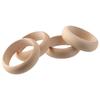 4pcs Round Unfinished Wood Bangle Wooden Natural Wooden Circles Large Wooden Ring  DIY Craft Making