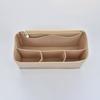 Tote Bag Insert Organizer Felt Insert with Multiple Pockets Makeup Phones Keys Organizer Protector for Tote Bag Interior Use