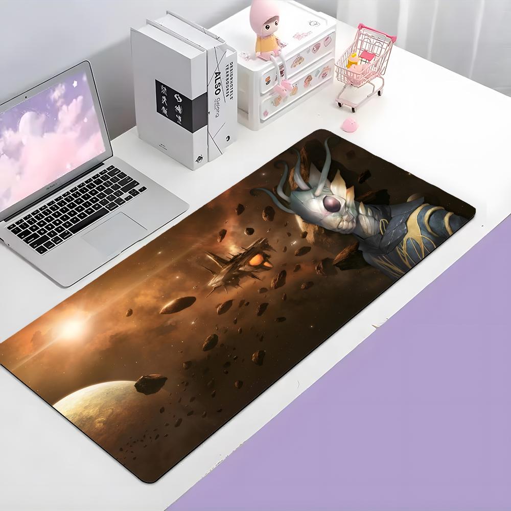 Game Strategic Sstellaris Mouse Pad Large Gaming Mousepad With Thick Stitched Edge Nonslip Desk Mat