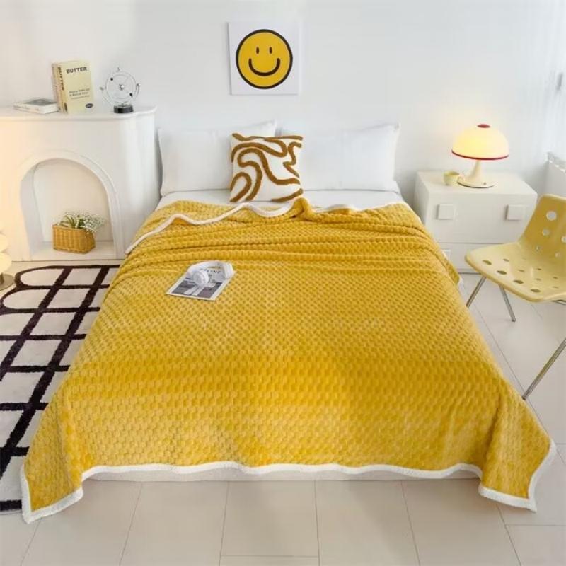 Толстое фланелевое одеяло, покрывало для дивана, одеяло для сна в офисе, зимнее двухстороннее бархатное покрывало для кровати