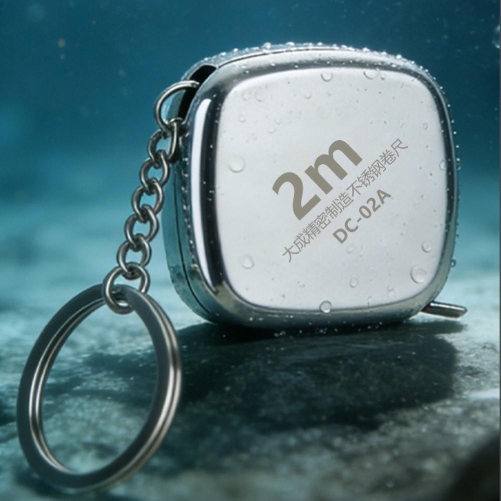 Stainless Steel Mini Tape Measure 2m Measuring Tools Portable Pocket Tape Measure Tailor