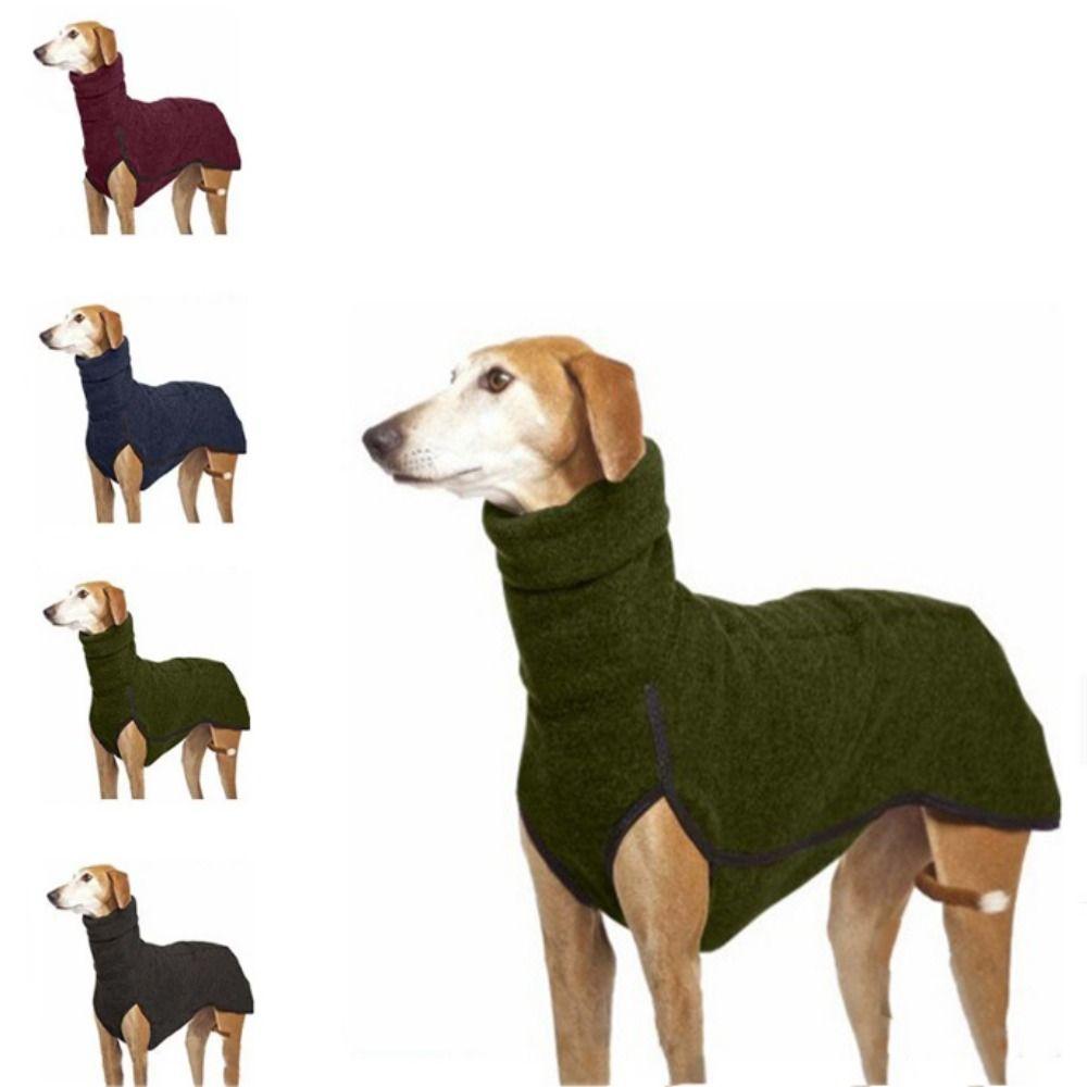 Soft Large Dog Turtleneck Shirt Warm Dogs Winter Warm Coat High Collar Pet Clothes Outdoor