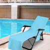 Lounge Chair Towel Cover Beach Chair Cover Ultrafine Fiber with Pockets Extra Long Beach Towels
