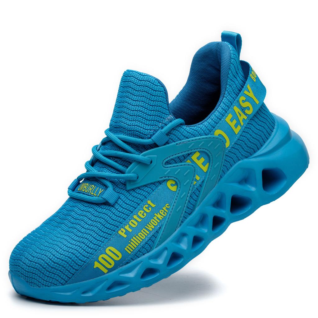 Легкая защитная обувь со стальным носком, дышащая промышленная обувь, неразрушимые рабочие защитные ботинки, мужская рабочая обувь с защитой от проколов, мужская обувь