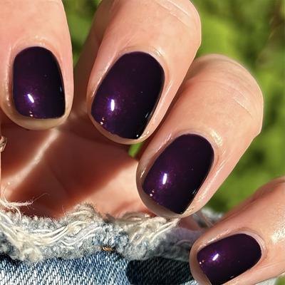 24 шт. Темно-фиолетовые накладные ногти, короткие квадратные накладные ногти, глянцевые, накладные ногти с клейкой лентой, 1 шт. Пилочка для ногтей