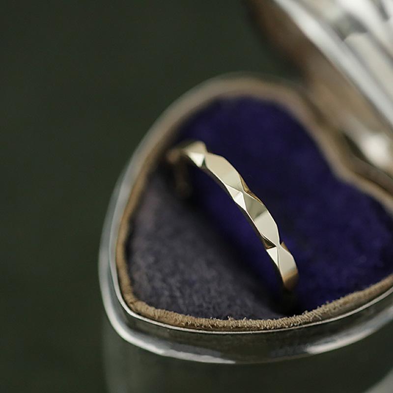 Стильное белое корейское разомкнутое кольцо из серебра 925 пробы - женское легкое роскошное составное кольцо на мизинец