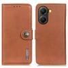 KHAZNEH For Xiaomi Redmi Turbo 4 5G/Poco X7 Pro 5G Wallet Case Cowhide Texture Leather Flip Phone Cover