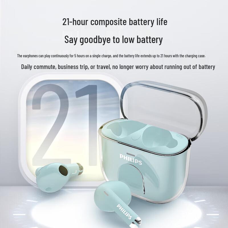 Philips TAT1158 True Wireless Bluetooth Earbuds