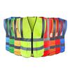 Рабочий жилет для мужчин и женщин, светоотражающий жилет с V-образным вырезом, без рукавов, на молнии, дышащий, ночной