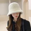 Hat Women's Winter New Plush Bucket Hat Warm Imitation Mink Fashion Versatile Bucket Hat