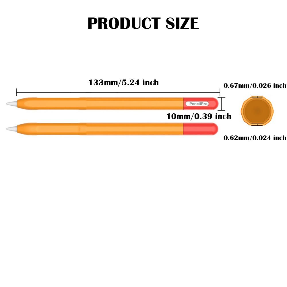 Shockproof Tablet Pencil Case Anti Slip Pencil Protective Shell for Apple Pencil Pro