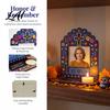 Photo Frames with Candle Holders Day of The Dead Frame Integrated Holder Decorative Mexican Cat Theme Holiday Ornaments Sugar Skull Picture
