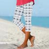 Women's Elastic Waist Pants Skinny Beach Pants