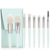 Mini Voyage 8 Piece Portable Soft Makeup Brush Set, Eye Shadow Foundation Powder Eyelash Lips Concealer Blush Makeup Brush Set