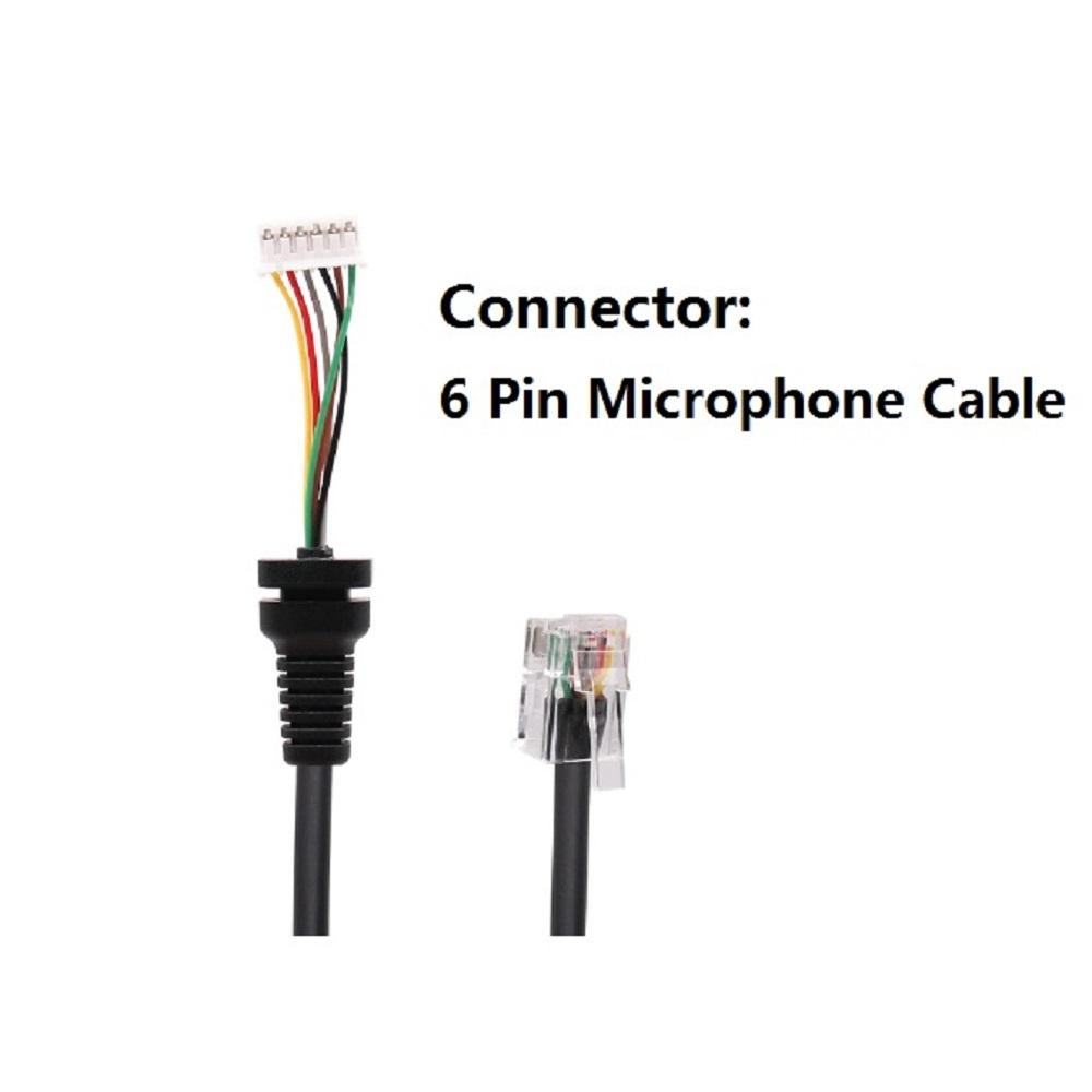 Новый 2 шт. MH-48A6J MH-42B6J 6-контактный микрофонный кабель шнур провод для радиостанции Yaesu FT-8800R