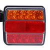 Universal 7 Pin LED Tail Lights for Trucks Trailers Tractors Buses 2835 LED Beads Brake Reverse Turn Signal Lights