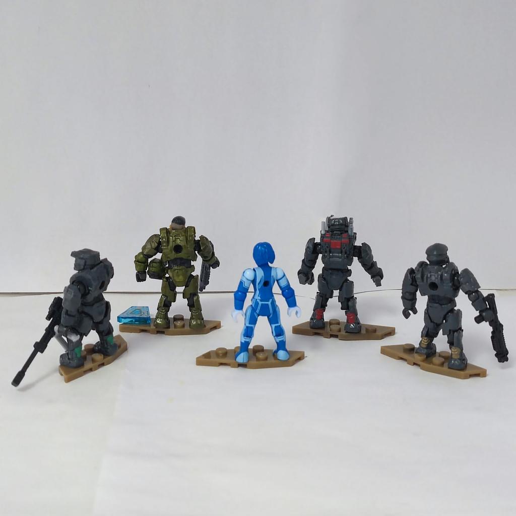 Мега UNSC Спартанец KAI-125 Vannak-134 RIZ-028 Cotana Джон-177 Набор из 5 штук Свободные Минифигурки Игрушки