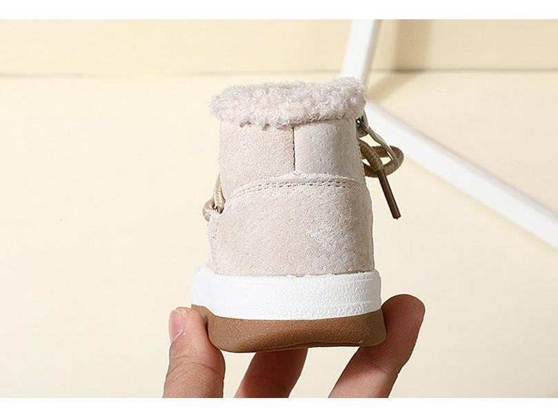 Детские зимние ботинки на бархатной подкладке: Теплые высокие хлопковые ботинки для девочек и мальчиков