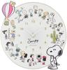 Акриловые настенные часы Marimo Craft Snoopy ALL PEANUTS Ш22,6×В23,2 см SPZ-2614