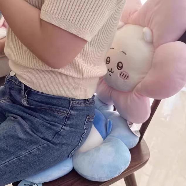 Chiikawa Hachiware Usagi  Square Plush Cushion For Living Room Office Use