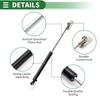 Motoforti Universal Cabinet Cover Lift Support Strut Gas Springs, 12"/285mm, 4lbs/20N/2kg, Black, Set of 2