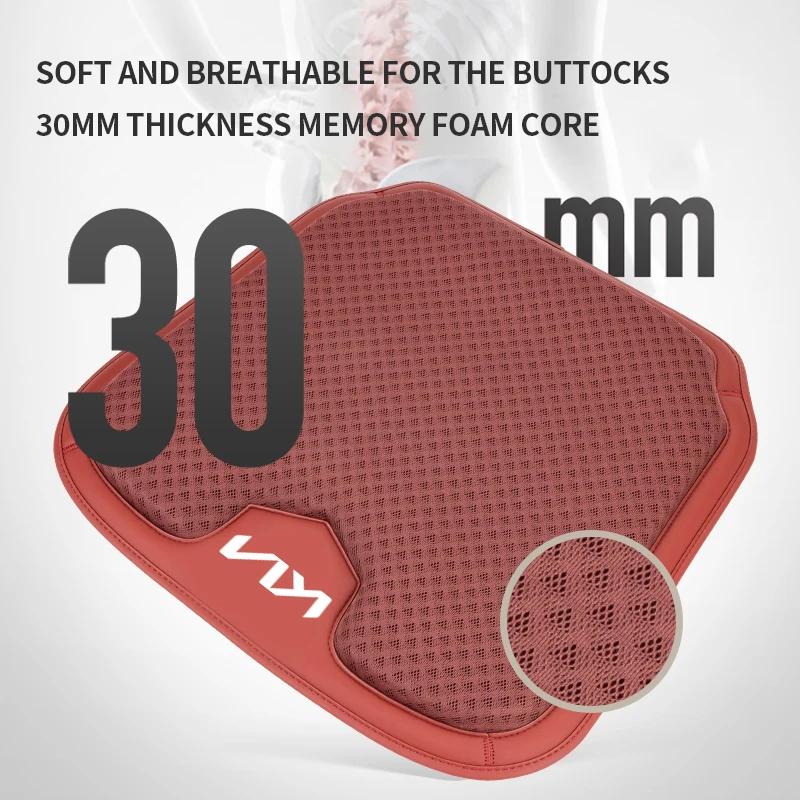 AANU1 Car Seat Driver Relieve Memory Foam Cushion Auto Accessories For KIA Sorento Stinger Soul Spectra Niro Cadenza Sephia