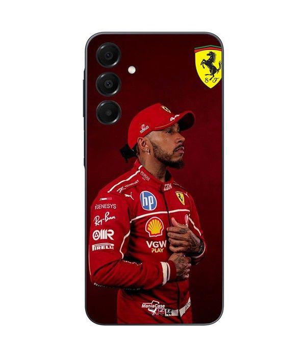 Case for Samsung Galaxy A15 Lewis Hamilton - Official Ferrari Wallpaper Maniacase