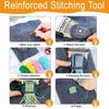 Маленький ткацкий станок для штопки, инструмент для плетения с 10/12/14/21/28 иглами, набор для самостоятельной починки джинсов, одежды, мини-машина для штопки, ткацкий станок