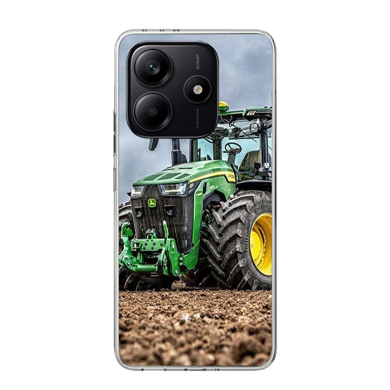 Farm Vehicle Tractor Case Phone Cover for Xiaomi Redmi Note 14 13 12S 12 11S 11 11T 11E 10S 10 Pro Plus 9 9S 5G + Trend Fundas