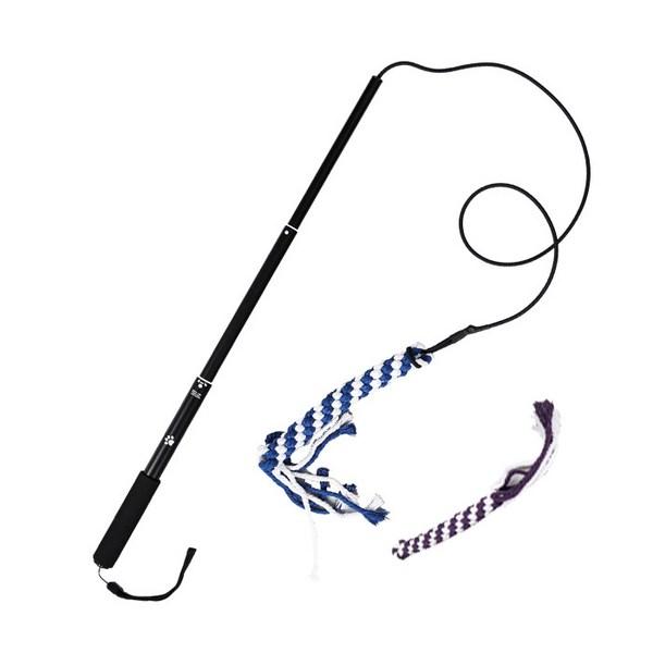 Игрушка для собак Dingdong Pet-буксир, 42 см, синий, фиолетовый, 1 комплект