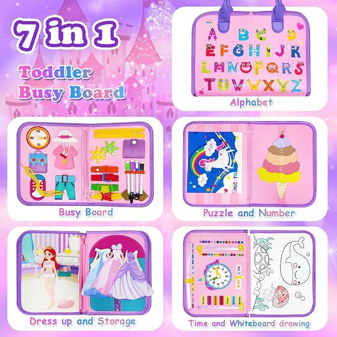 Фетровая развивающая доска, Доска для одевания, Развивающие игрушки, Детская фетровая обучающая доска, Фетровое раннее развитие