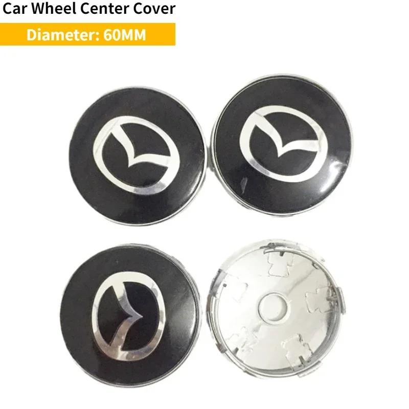2025 Hot For Mazda Atenza MX3 CX3 CX5 2 3 6 323 626 RX8 RX7 Protege Axela Speed 6 52/56/60mm Auto Wheel Center Cover Hub Cover D