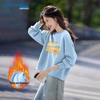 Женский свитшот JEANSWEST с флисовой подкладкой и круглым вырезом